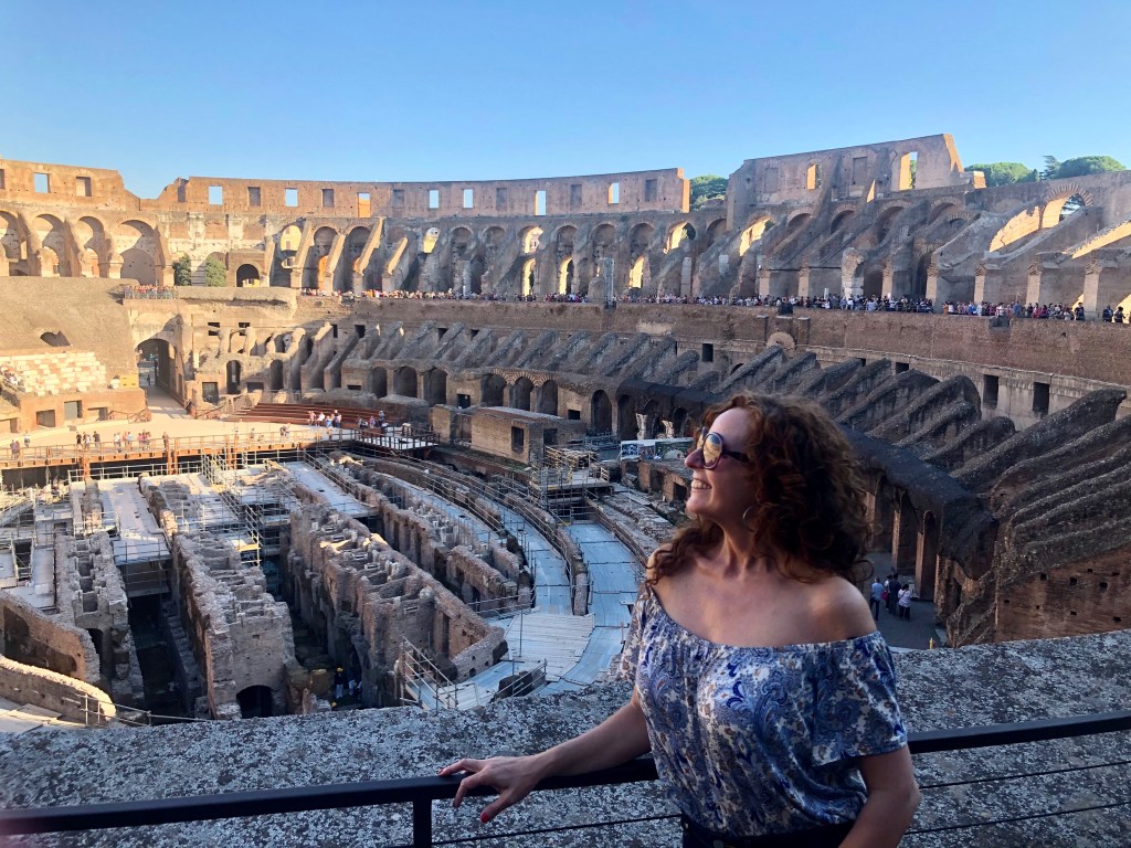 Vista interna del Coliseo romano