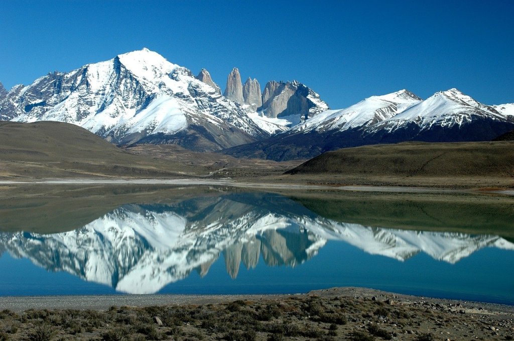 Monte Fitz Roy o cerro Chaltén, en la Patagonia argentina